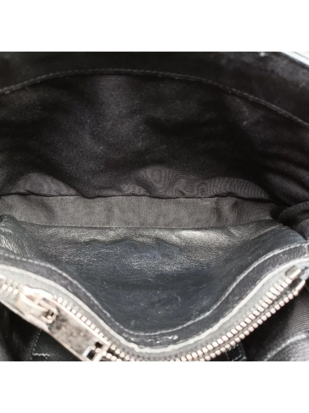 Saint Laurent Carre Black Leather Shoulder Bag